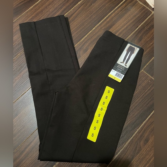 Banana Republic Women's Pull-On Straight Leg Ponte Pants, Brown, Size S - Picture 4 of 11